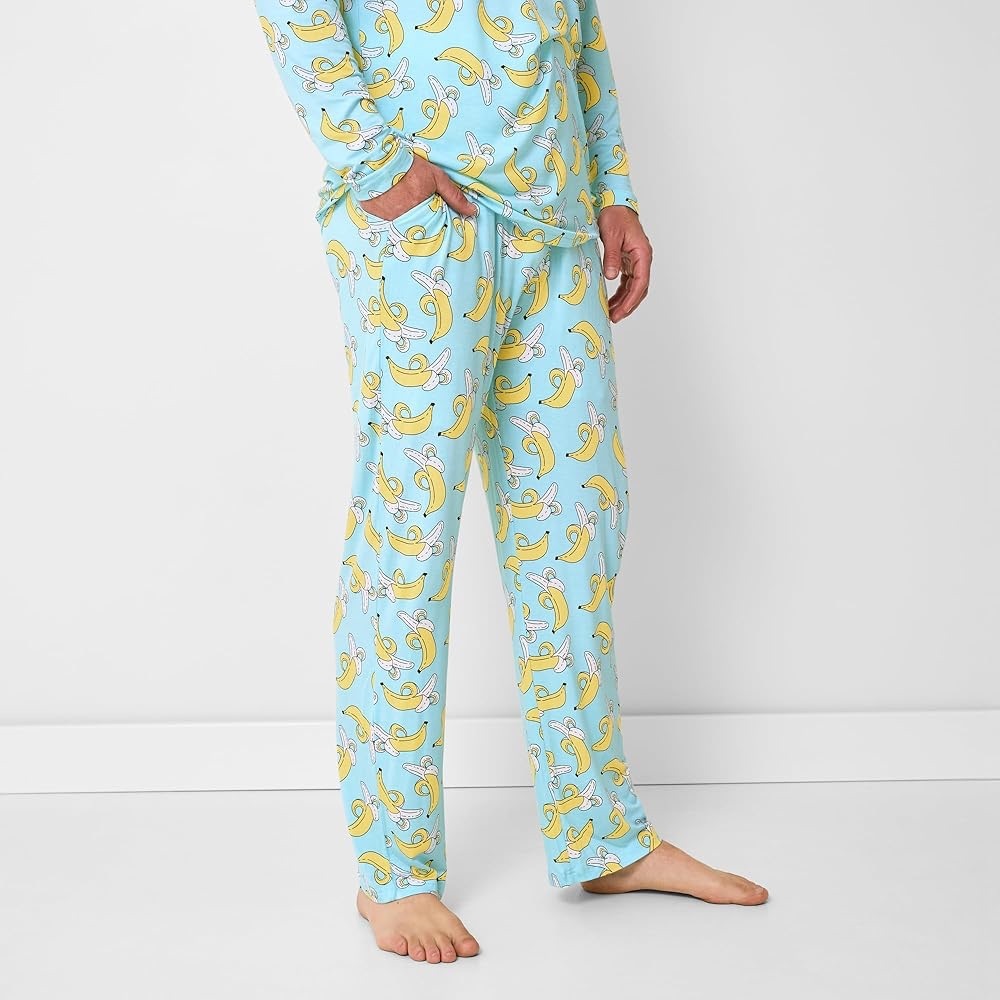 Little Sleepies Bananas Pajamas Pants Bottoms Size XL